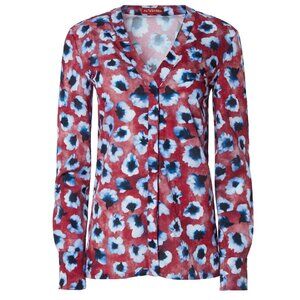 Altuzarra Merlot Petal Blouse